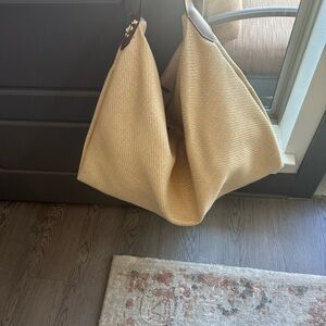 Jimmy Choo Tan Tote Bag